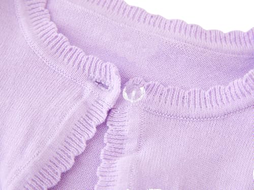 Image of Girls Cardigan Sweater Toddler Long Sleeve One Button Bolero Shrug