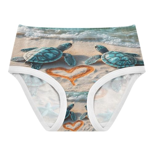 Beach Sea Turtles Starfish Shell Toddler Girls's Underwear 2T 202b8952