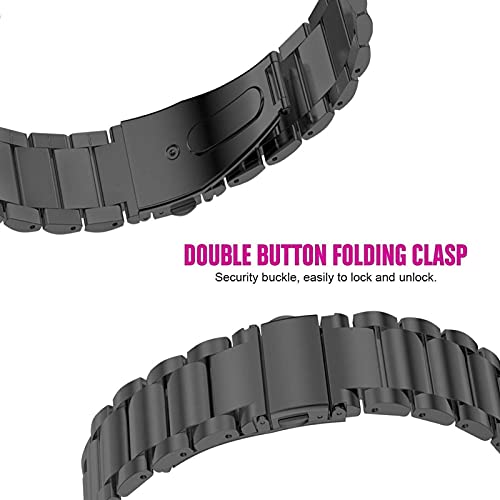 Bracelet montre 22mm acier pour homme idéal du bureau aux sorties - 3