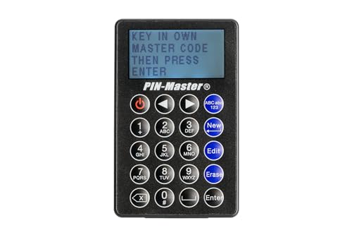 Pin-Master Organizador de contraseñas (150 códigos – 60 caracteres cada uno) – Código PIN electrónico de baja tecnología y organizador de contraseñas – (Tamaño de tarjeta de crédito 3.4 x 2.1 pulgadas