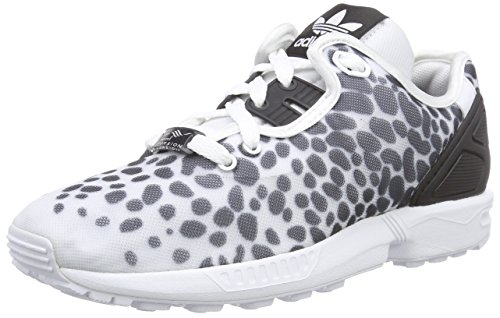 adidas Originals Originals Zx Flux, Baskets mode femme - Noir (Noir/Fravif/Ftwbla), 37 1/3 EU