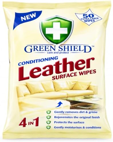 Greenshield Conditioning Leather Wipes - Pack of 50
