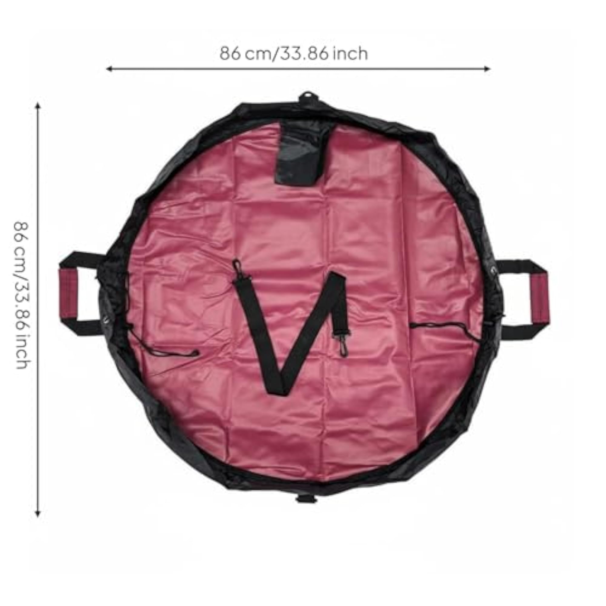 Waterproof Changing Mat Bag for Water Sports, Red