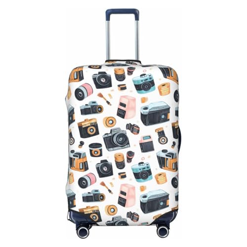 TZTTZT Vintage Camera Film Luggage Cover 29-32 Inch
