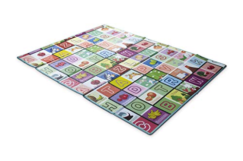 Tapete Colorido Festa ABC Dobrável, Ibimboo, Multicolorido, Grande