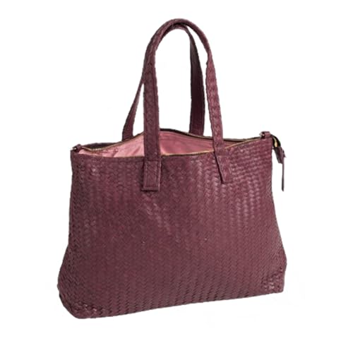 Image of Jild Hobo Style Woven Bag for Women - Soft Handmade Genuine Leather Work Tote Bag - Cross Body Womens Purse