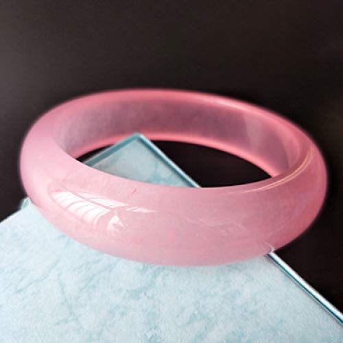 Bracelet en jade quartzite rose idéal pour sublimer vos tenues
