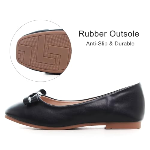 Image of Dear Time Women's Casual Foldable Ballet Flats Square Toe Ballerina Flats Shoes Comfortable