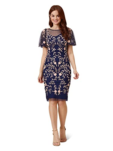 Image of Adrianna Papell Beaded Short Dress