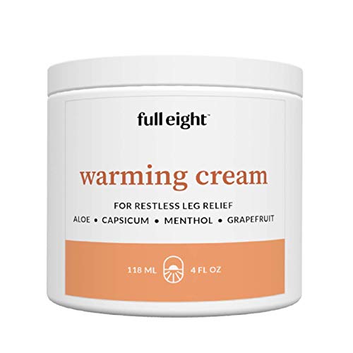 Restless Leg Syndrome Relief Warming Cream - Fast Acting and Natural Relief for RLS, Sore Muscles, Agitated Legs - Rest Better and Wake Refreshed (Travel Use - 4 oz.)