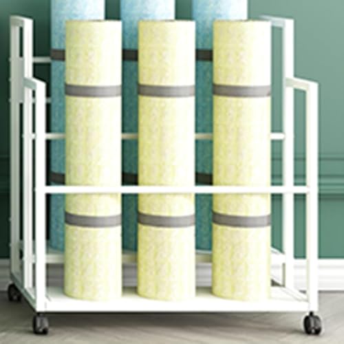 Rouleau en mousse double gain de place 120 cm structure blanche stable - 3