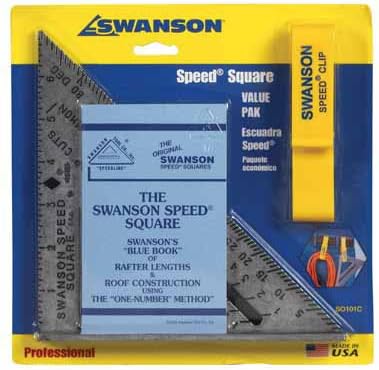 SwansonTOOL S0101ASPC SPEED SQUAR 7"x7"x10"x3/16 - ALUMINUM