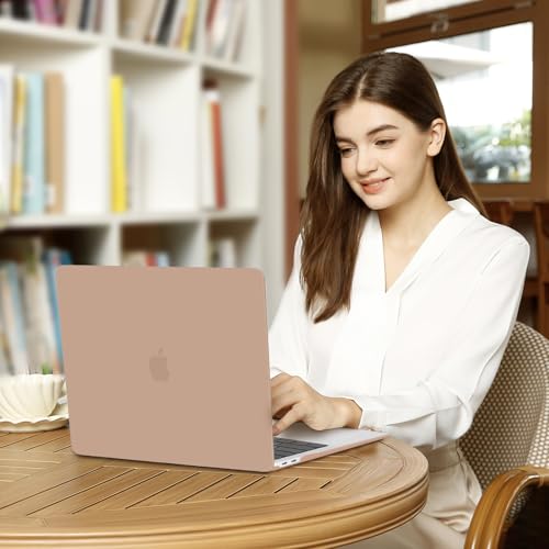 Image of MOSISO Compatible with MacBook Air 13 inch Case 2022 2021 2020 2019 2018 Release A2337 M1 A2179 A1932 Touch ID, Plastic Hard Shell Cover Compatible with MacBook Air 13.3 inch Case, Bronze Brown