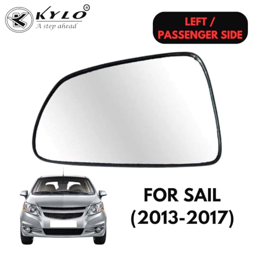 Image of Kylo Sail (2013-2017) Passenger Side (Left Side) Car Side Mirror Glass /Tukdi /Sub Mirror Plate