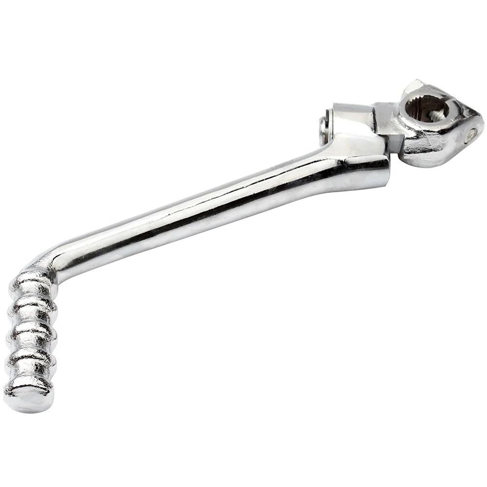 Pédale de démarrage moto tout-terrain en acier inoxydable poli pour moteur 150cc axe 16mm