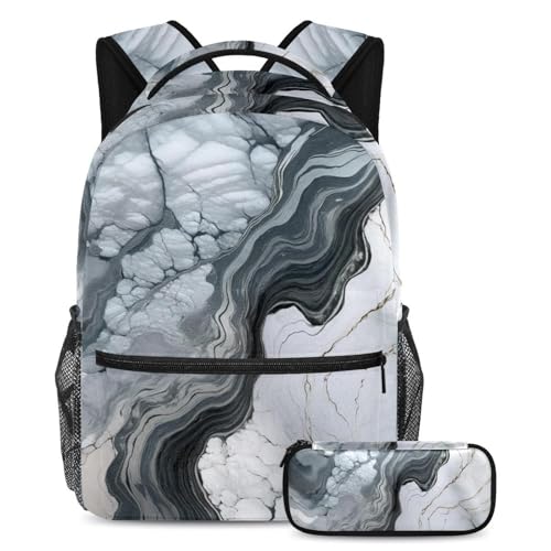 Sac à dos marbre 68 ensemble cartable enfant et sac à livres voyage