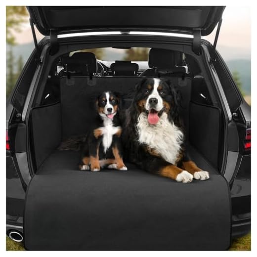 Hundedecke Auto Rückbank/Kofferraum/Vordersitz + gratis Napf | Wasserdicht rutschfest Waschbar | Hunde Autoschutz Kofferraumschutz Autositz Sitzschutz | Autodecke Schutzdecke Schondecke Weich