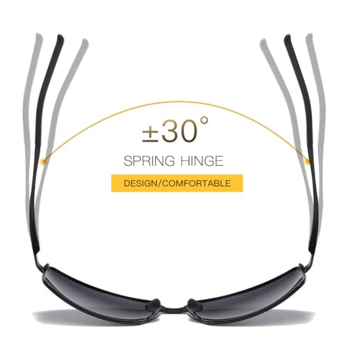 Photochromic Polarized Sunglasses For Men UV400 Rectangle Sun Glasses4