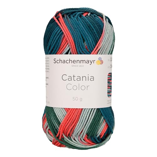 Schachenmayr Strickwolle Catania Color 50g aus Baumwolle Handarbeit Strickgarn Farbe 00239