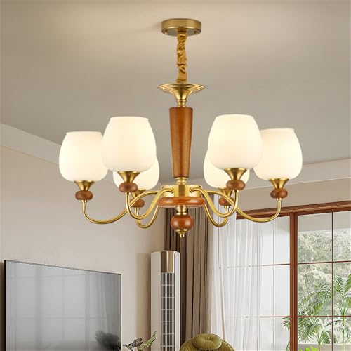 Suspension rétro américaine 3 lumières pour un café cosy