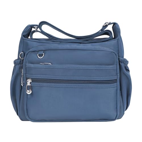 Image of NOTAG Crossbody Bag for Women Waterproof Shoulder Bag Messenger Bag Casual Nylon Purse Handbag