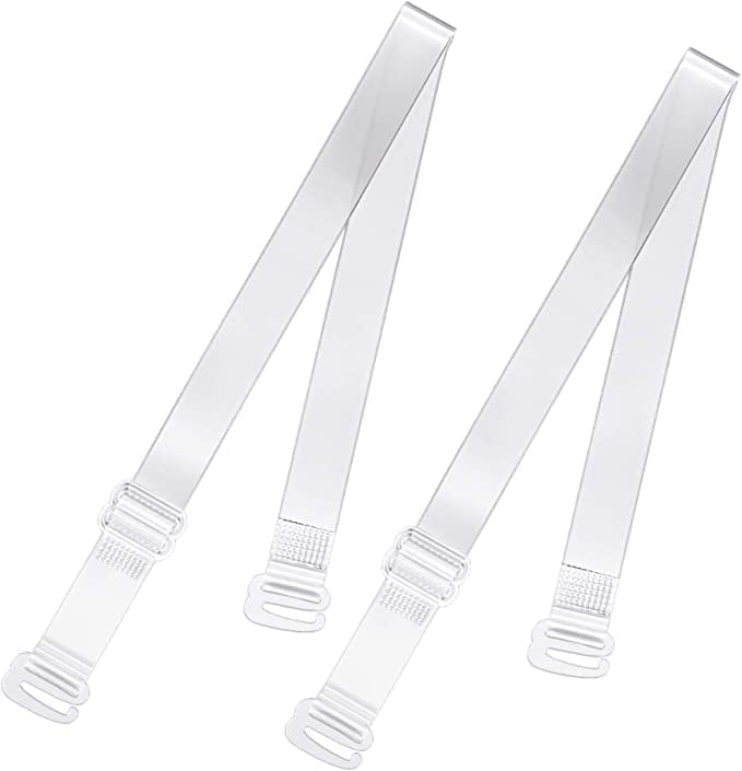 Image of Women's Balconette Bra Transparent Strapless Backless Invisible Clear Back Underwire Pushup Padded Bra Cups Demi