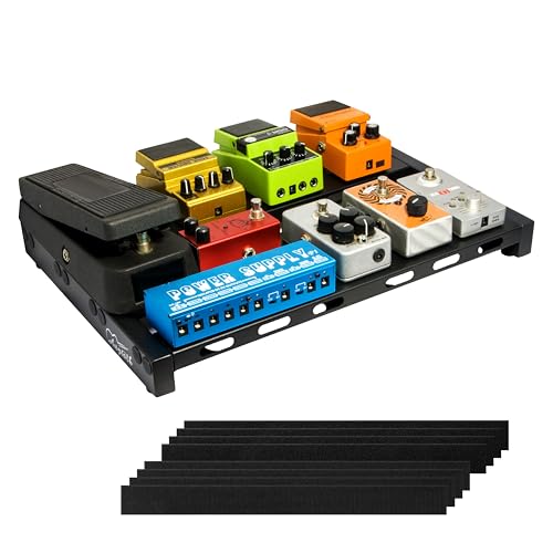Augioth guitar pedal board - Hidden cable routing design &201 stainless steel material - 17.7'x...