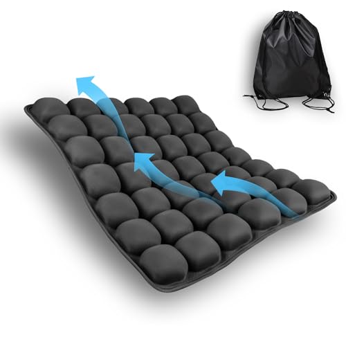 Inflatable Travel Seat Cushion with Built-in Pump