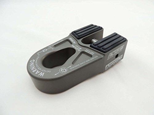 Hottest Sales Factor 55 00080-06 FlatLink E Expert Version Winch Shackle Mount Assembly Anodized Gray