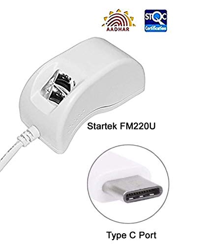 time-office-Startek-FM220U-Fingerprint-Scanner-with-Type-C-USB-Port-White