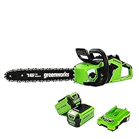 Greenworks GD40TCS Cordless Top Handle Chainsaw with Brushless