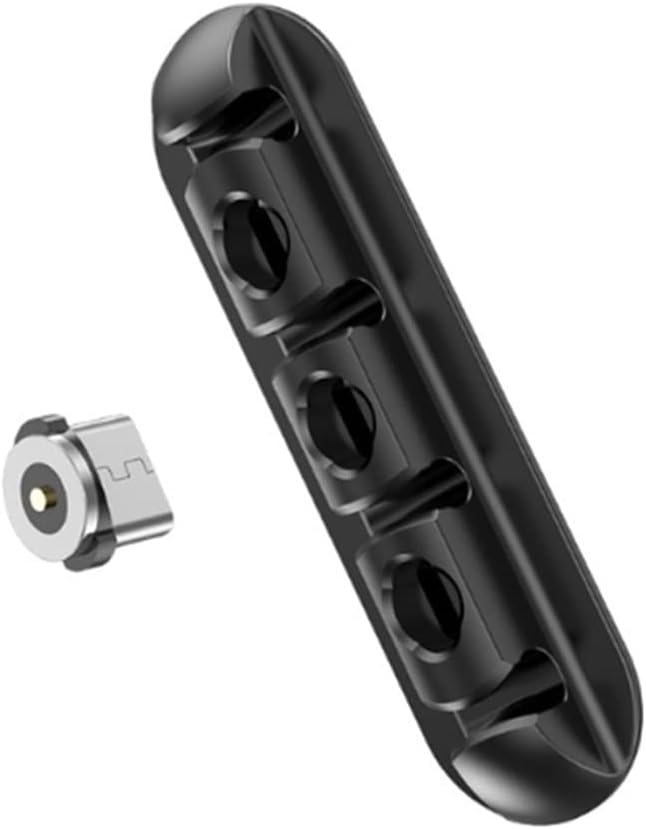 Silicone Cable Organizer Holder Winder Magnetic Plug Box Case Clips Management Protector(C)