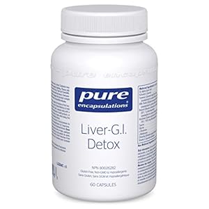 Pure Encapsulations Liver-G.I. Detox – Liver Detox & GI Health – Antioxidant Rich Digestive Health – Hypoallergenic – Gluten Free & Non-GMO – 60 Vegetable Capsules