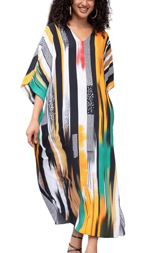 Kaftan Boho Beach Bikini Cover Up Robe Longue Fluide