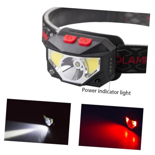 Linterna frontal LED recargable manos libres para acampar sin cargar pilas 6