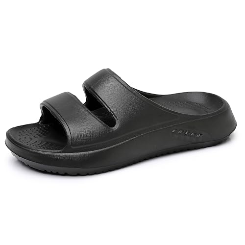 Crazy Lady Man’s House Indoor & Outdoor Slippers Anti-Slip Massage Shower Spa Bath Pool Gym Slides Flip Flop Open Toe Comfortable Soft Sandals Casual Shoes Light Weight EVA Platform
