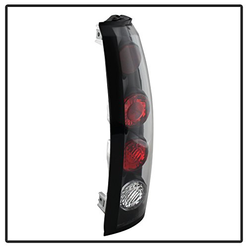 Aftermarket Taillights Tail Lamps For Cadillac Escalade 99-00 - Black Clear - Euro Style #TOP2
