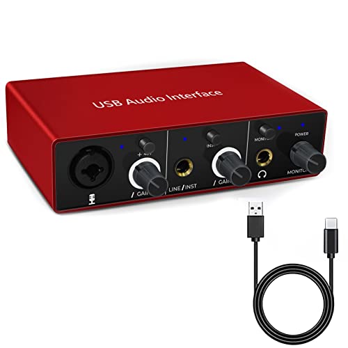 Interface audio alimentation fantôme 48V XLR pour ordinateur et tablette