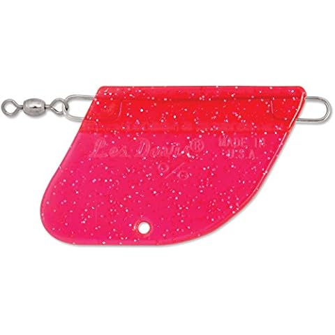 Luhr-Jensen 1-3/4" Les Davis Rudder / 2 Pack Pink Crystal Cover