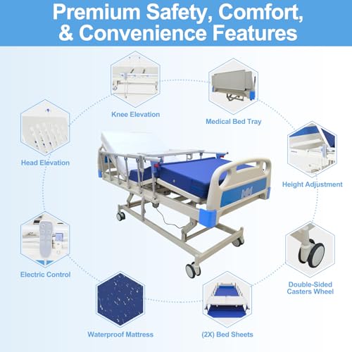 hospital bed electric high capacity 387