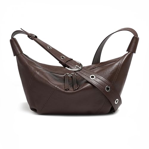 Hobo Bags for Women Soft Crossbody Shoulder Purses Slouchy Genuine Leather