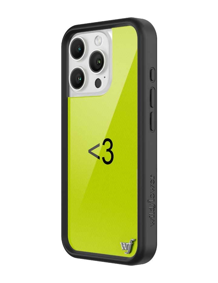 Image of Wildflower Cases - iPhone 16 Pro Compatible - BRAT | Impact-Certified 6.5 ft Drop Protection Case, Raised Protective Bumper, Cute Aesthetic Design, Women-Owned Small Business