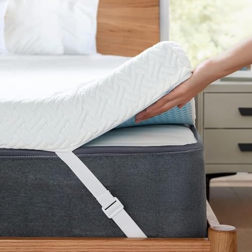 PERLECARE Twin XL Mattress Topper - 3 Inch Cooling Memory Foam Mattress Pad Made with CertiPUR-US® Certified Foam, Bed Topper with Bamboo Cover,Removable & Washable & Non-Slip, Oeko-Tex Certified