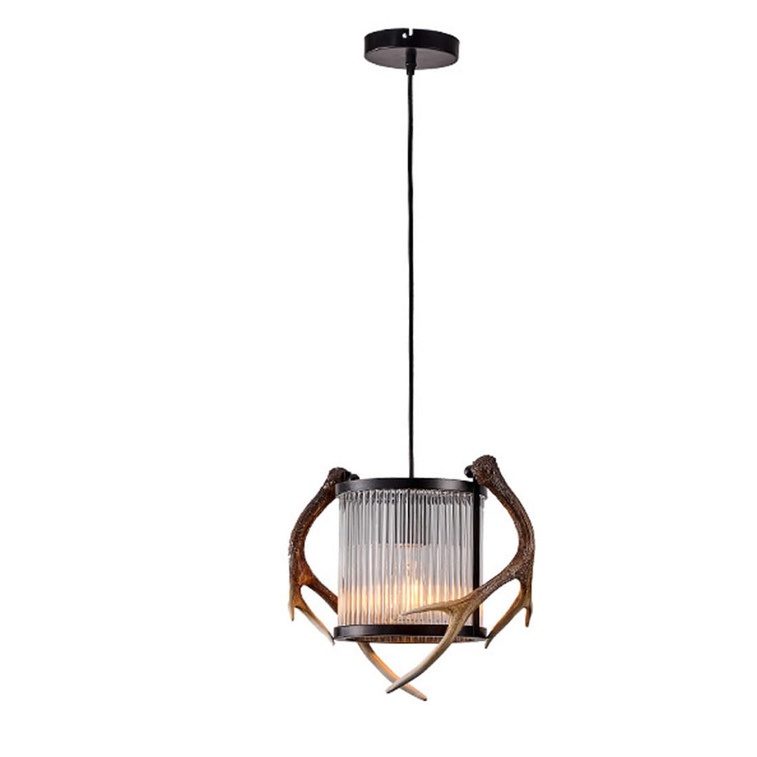KXEcoLife E27 Scandinavian light luxury chandelier, creative retro for living room restaurant bar B&B cafe card holder lamps and lanterns,I