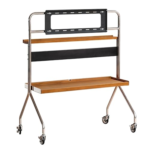 Soporte móvil para TV ajustable con ruedas miniatura 1