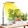 FECiDA Desk Grow Lights for Indoor Plants, Table Top Grow Light UV-IR Full Spectrum, 2000 Lumen LED Bonsai Houseplant Growing Lamp with On/Off Switch, 16"-24" Height Adjustable