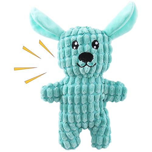 Yuemeuy Juguete para Perros De Peluche con Chirrido - Juguetes Interactivos De Limpieza para Perros - Mordedores Resistentes para Cachorros con Chirrido,del Aburrimiento Y Recompensas para