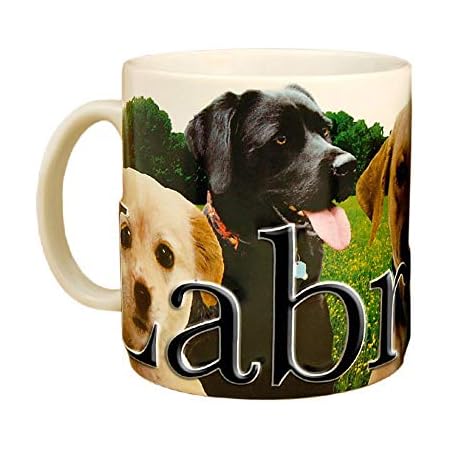 yellow lab coffee mug