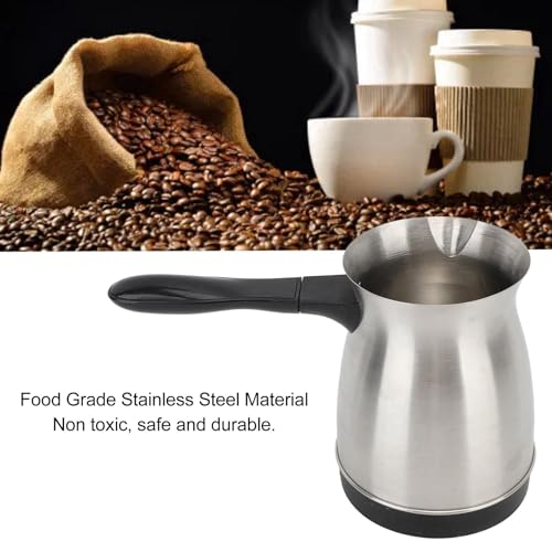 Cafetera Eléctrica Turca de Acero Inoxidable 600ml Multifuncional miniatura 2
