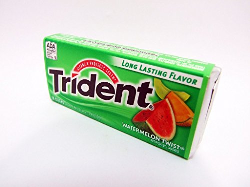 Image of Trident Sugar Free Gum, Water Melon Twist, 18 Sticks